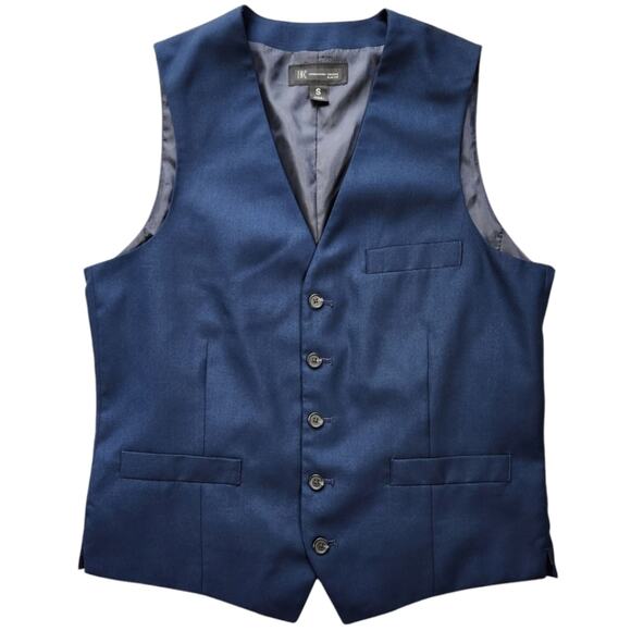 INC International Concepts men's vest slim fit blue size S - Picture 1 of 8